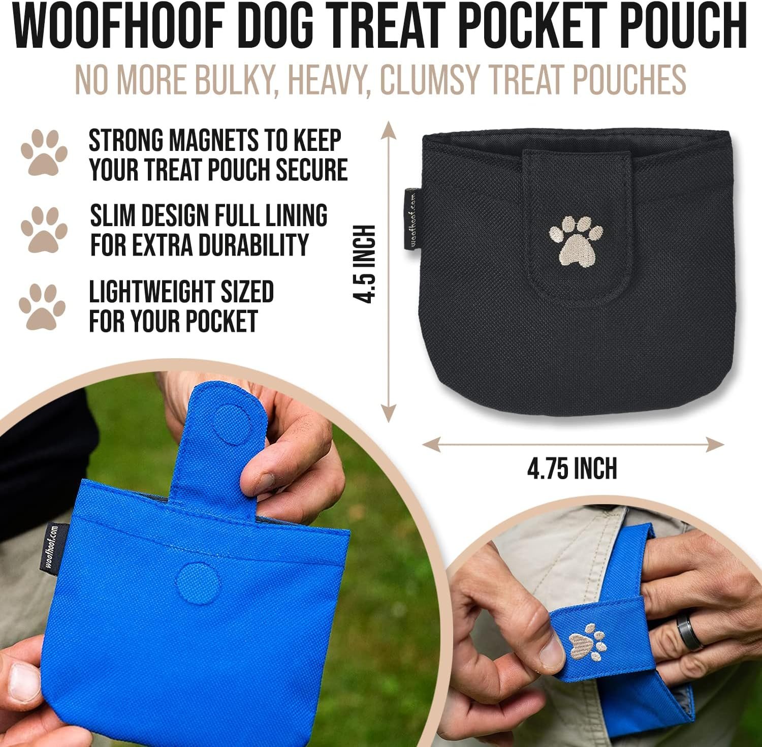 Private Label Pink Slim Dog Training Reward Treat Pouch In Your Pocket Lightweight Magnetic Flap Holder for Stability Custom Logo Durable Nylon Machine Washable Manufacturer