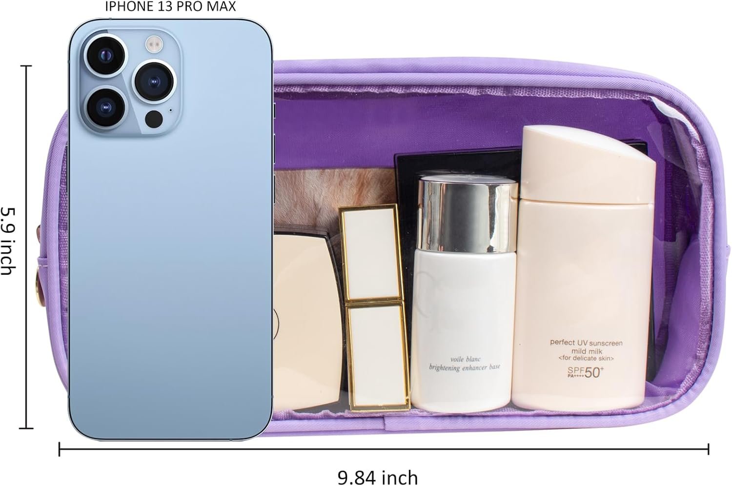 Private Label Clear TSA Approved Mini Small Makeup Bag Cosmetics Pouch Purse Zipper Pink Cute Toiletry Travel Essentials Custom Logo Supplier Private Label Clear TSA Approved Mini Small Makeup Bag Cosmetics Pouch Purse Zipper Pink Cute Toiletry Travel Essentials Custom Logo Supplier