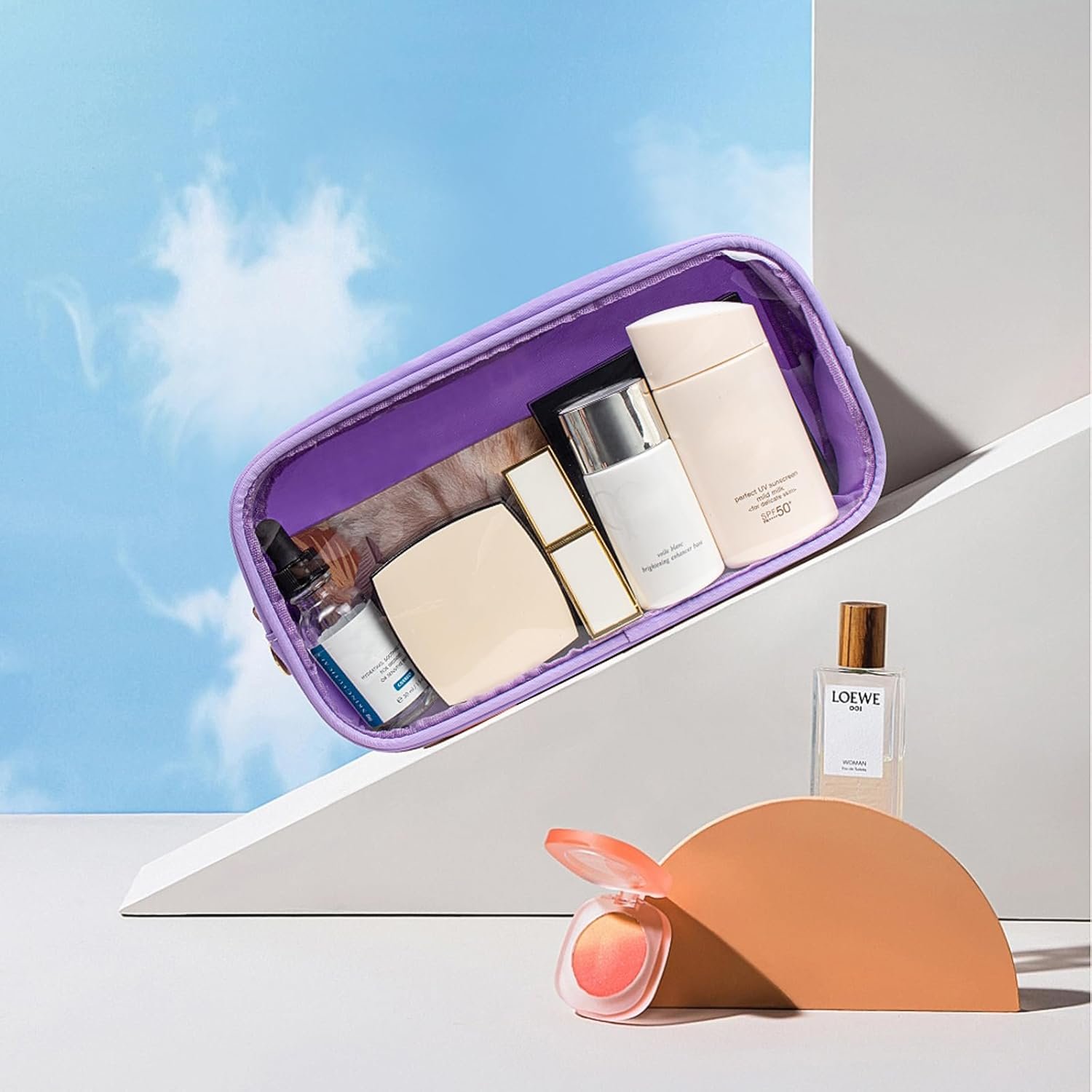 Private Label Clear TSA Approved Mini Small Makeup Bag Cosmetics Pouch Purse Zipper Pink Cute Toiletry Travel Essentials Custom Logo Supplier Private Label Clear TSA Approved Mini Small Makeup Bag Cosmetics Pouch Purse Zipper Pink Cute Toiletry Travel Essentials Custom Logo Supplier