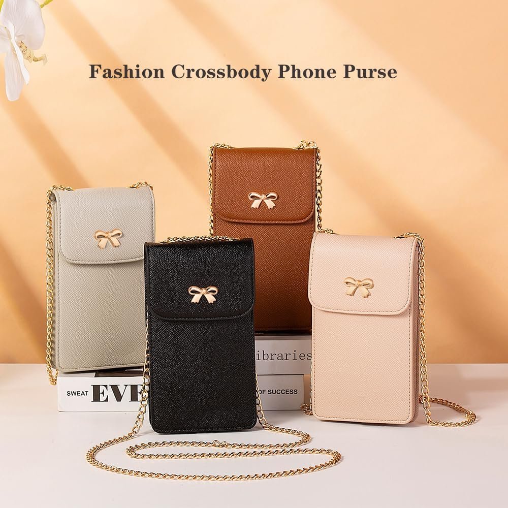 Custom Logo Small Crossbody Cell Phone Purse, Private Label RFID Phone Bag for Women with Credit Card Slot Supplier