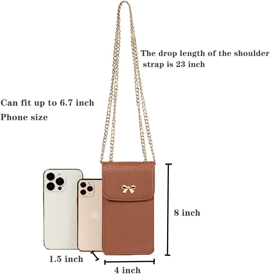 Custom Logo Small Crossbody Cell Phone Purse, Private Label RFID Phone Bag for Women with Credit Card Slot Supplier