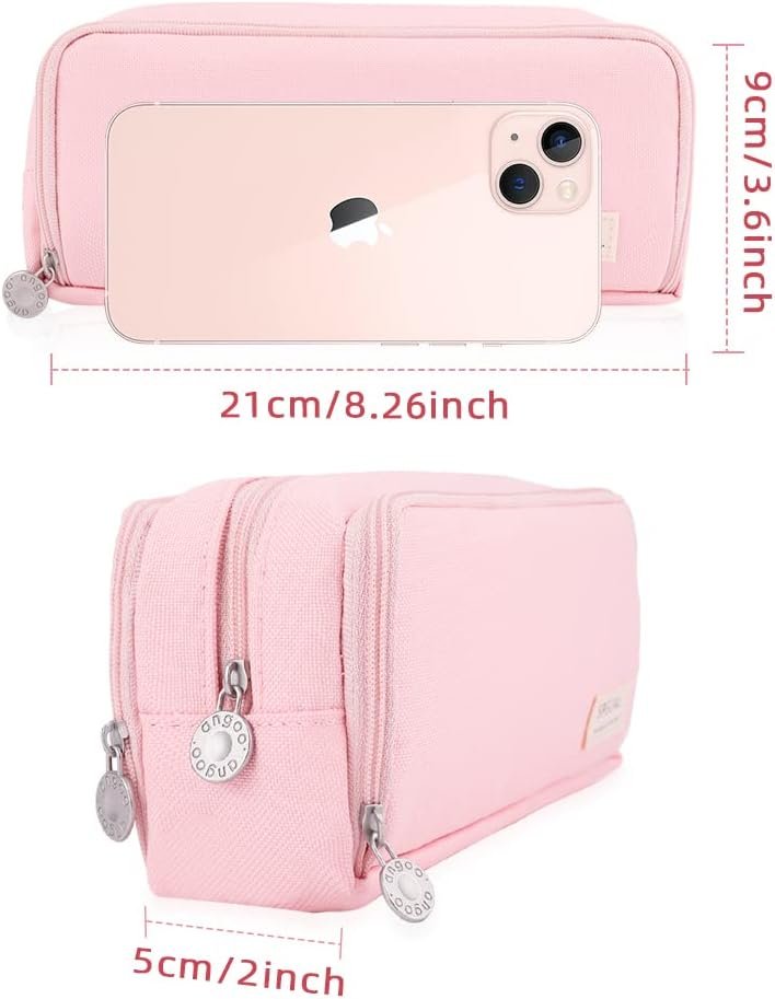 Manufacturer Large 3 Compartment Pencil Case Custom Logo Big Capacity Pencil Pouch Bag for Kids Teens Girls Boys Students School Supplies Oxford Organizer Pen Cosmetic Makeup Pouch Private Label