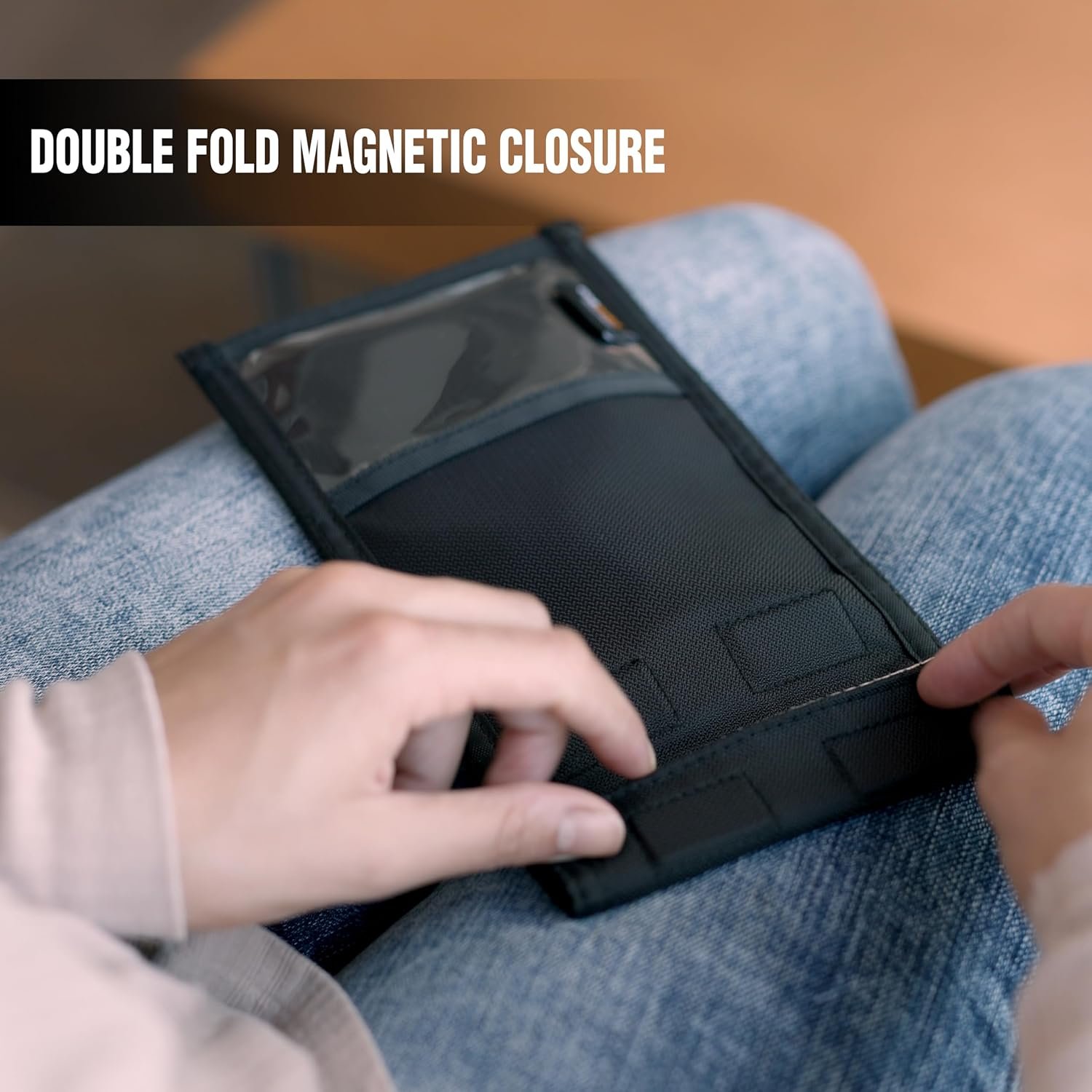 Private Label Faraday Bag Jacket Pro for Phones Magnetic Closure Shielding Custom Logo Law Enforcement Military Travel Data Security Privacy Anti-Tracking Anti-Hacking Black Phone Vertical Supplier Private Label Faraday Bag Jacket Pro for Phones Magnetic Closure Shielding Custom Logo Law Enforcement Military Travel Data Security Privacy Anti-Tracking Anti-Hacking Black Phone Vertical Supplier