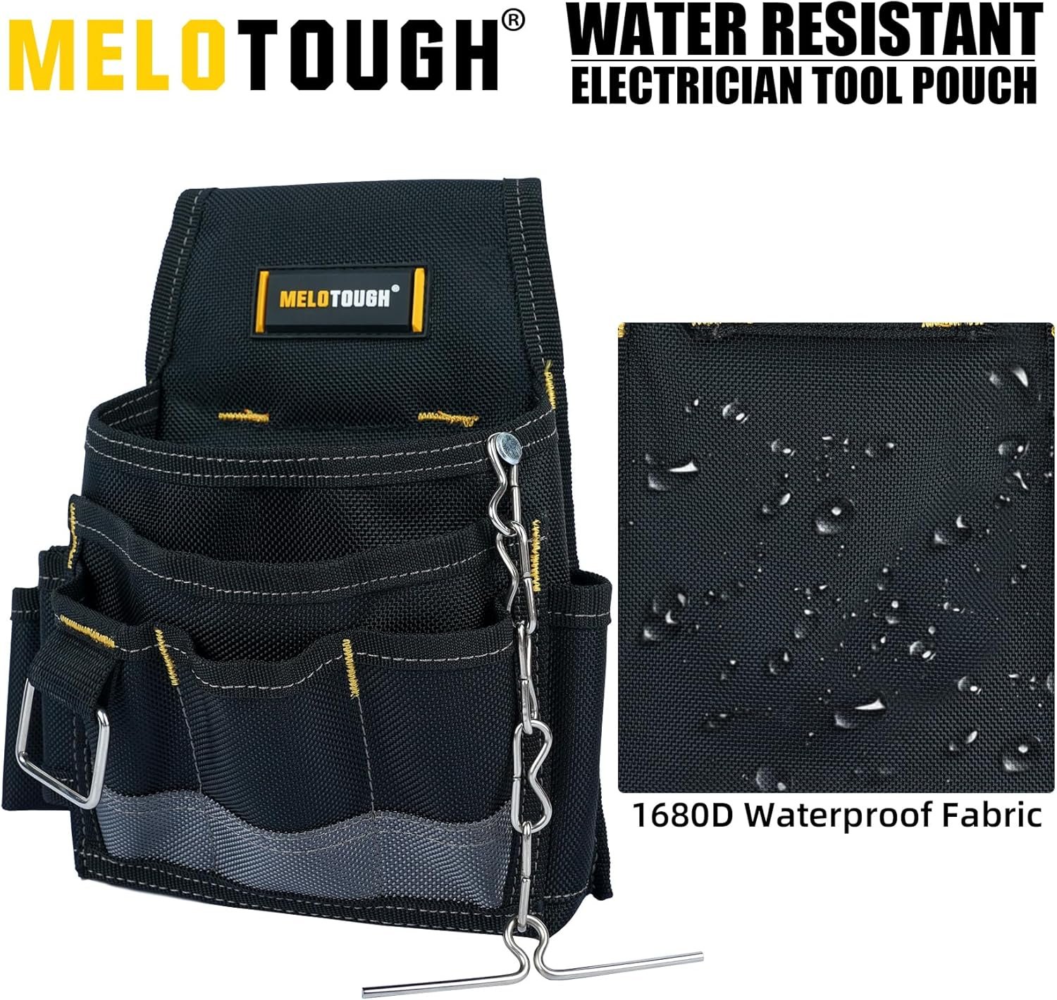 Private Label Electrician Tool Pouch Tool Belt Pouches Custom Logo Multiple Pockets Manufacturer Organizer for Technicians Maintenance HVAC