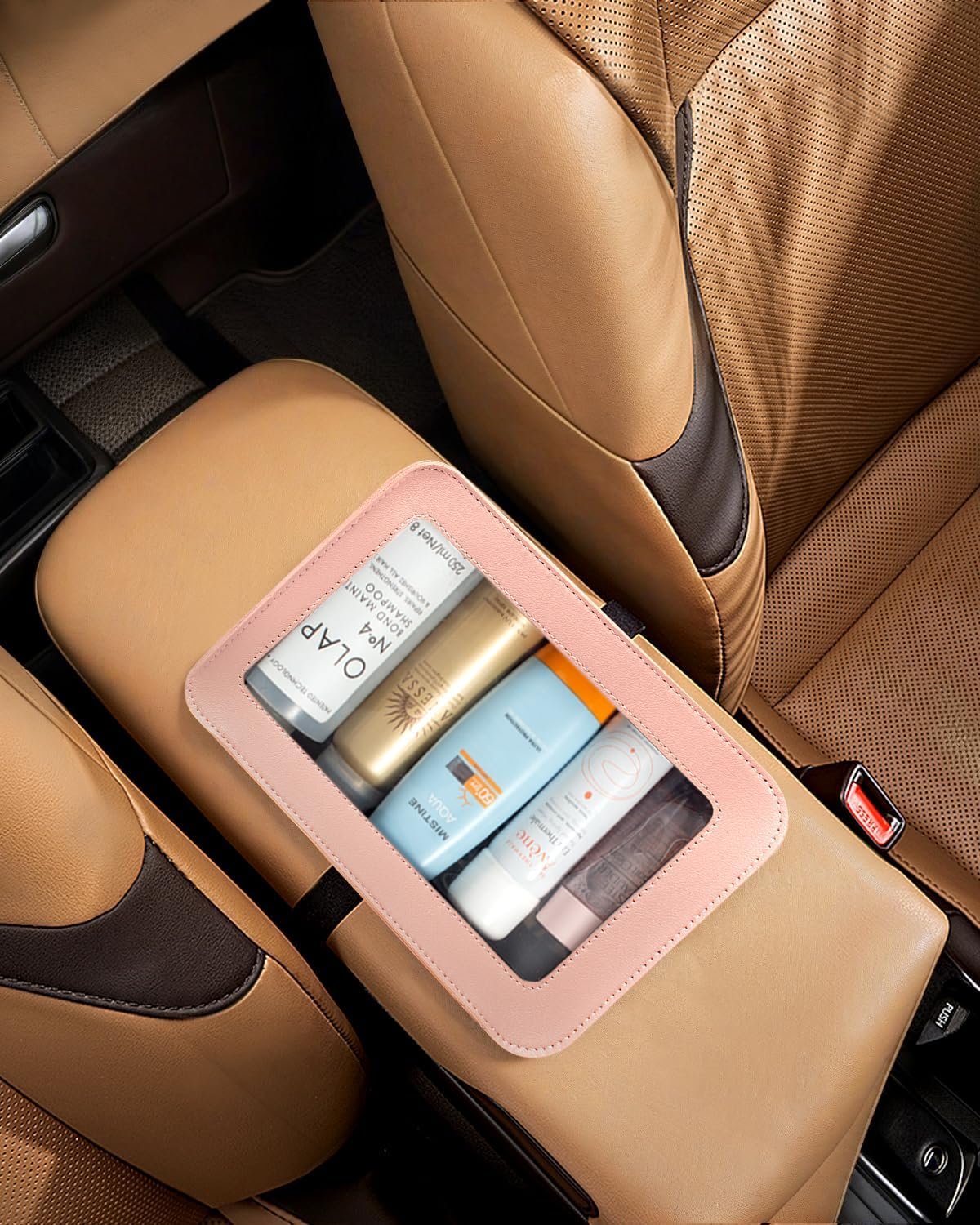 Custom Logo Clear Toiletry Bag Portable Travel Makeup Pouch with Zipper Private Label TSA Approved PVC Organizer Pink Supplier for Airport Airline Compliant Cosmetic Car Accessories Women