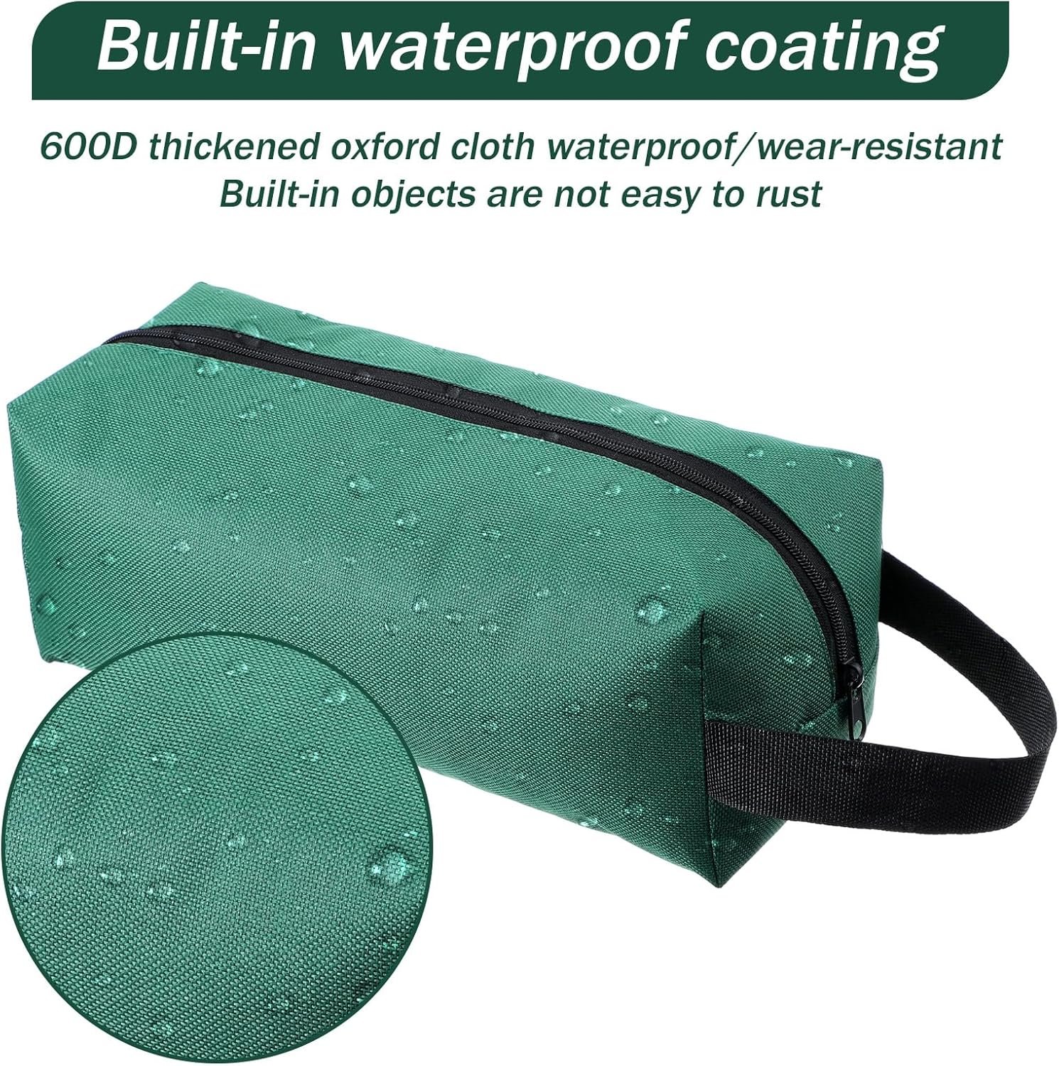 Custom Logo 2 Pcs Small Canvas Tool Pouch Multi-Purpose Zipper Tool Organizer Screwdriver Bag Manufacturer Private Label Storage Set for Electrician Tools