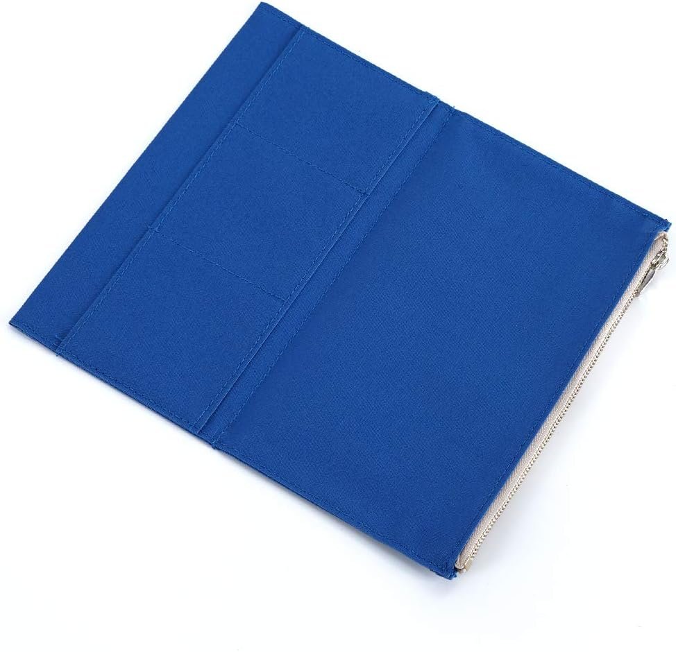 Private Label Canvas Zipper Pocket Insert Pouch Refill for Travelers Notebook TN Accessories Standard Size Card Holder Storage Bag File Folder Stationery Deep Blue Custom Logo Manufacturer Private Label Canvas Zipper Pocket Insert Pouch Refill for Travelers Notebook TN Accessories Standard Size Card Holder Storage Bag File Folder Stationery Deep Blue Custom Logo Manufacturer