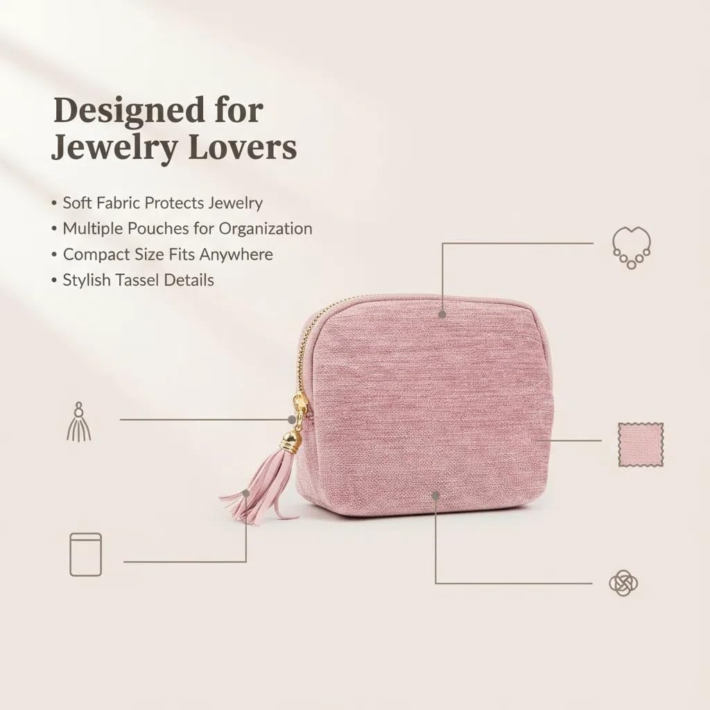 Private Label Mini Travel Jewelry Organizer Pouch with Zipper Custom Logo Small Portable Velvet Case for Earrings Rings Bracelets Gift for Women Blue Supplier