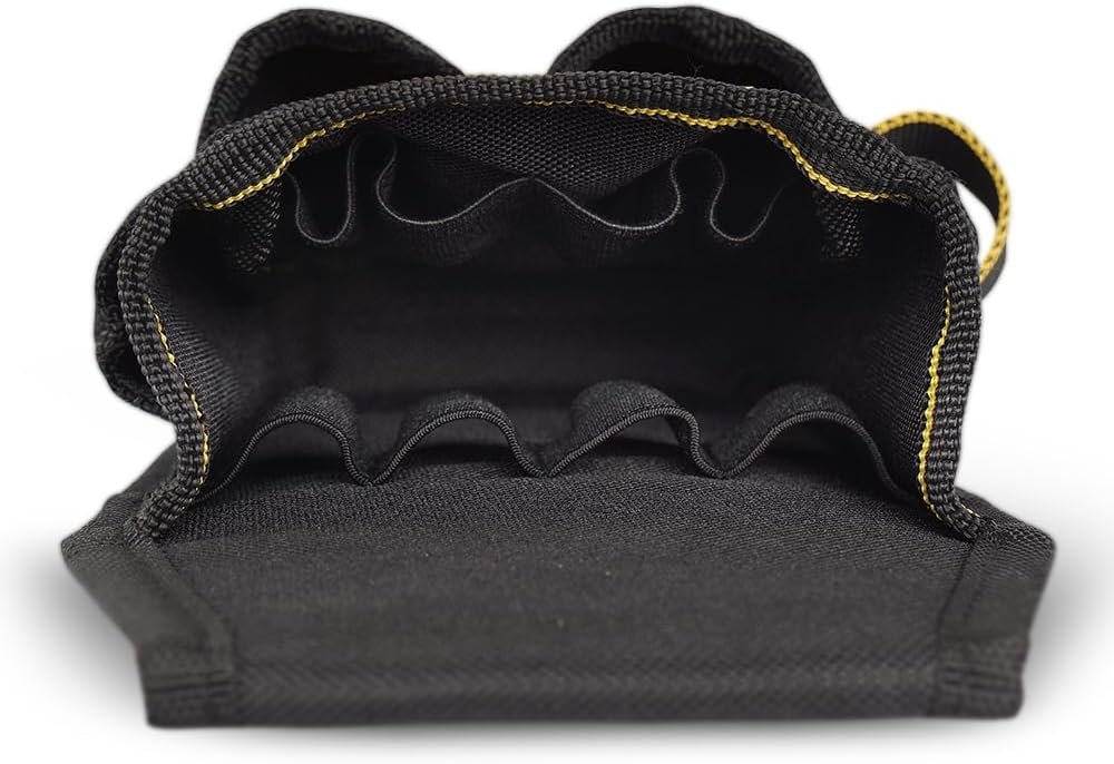 Private Label Electrician Tool Pouch with Belt 600D Oxford Cloth Custom Logo 15 Pockets 10 x 4.9 x 1.4 inches Black Manufacturer
