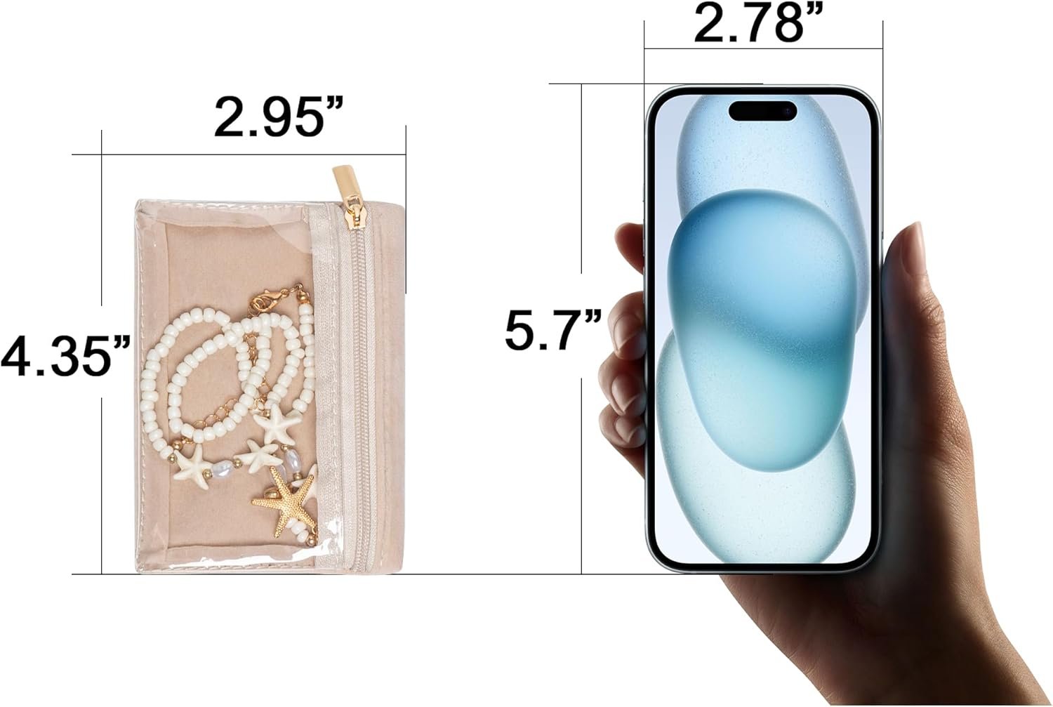 Private Label Travel Jewelry Organizer Custom Logo 6 Pcs Velvet Jewelry Pouch Bag with Zipper Pocket Visualization Design for Rings Earrings Necklace Manufacturer