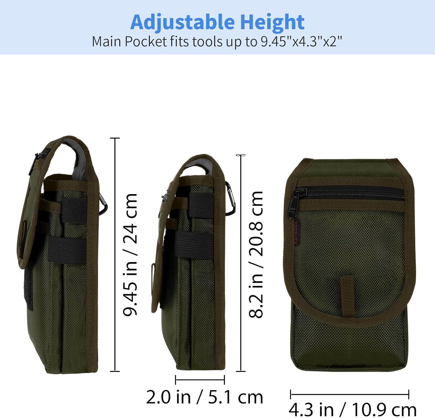 Private Label Belt Tool Pouch Multitool Organizer Electrician Holster Custom Logo Nylon Tactical Pocket Attachment Utility Sheath Bag Tradesman Pro Maintenance Tool Sleeve Manufacturer for EDC Gears Cellphone
