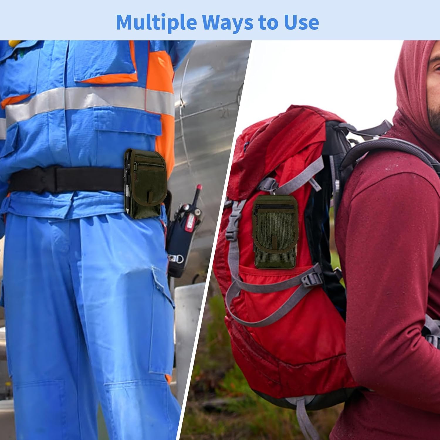 Private Label Belt Tool Pouch Multitool Organizer Electrician Holster Custom Logo Nylon Tactical Pocket Attachment Utility Sheath Bag Tradesman Pro Maintenance Tool Sleeve Manufacturer for EDC Gears Cellphone