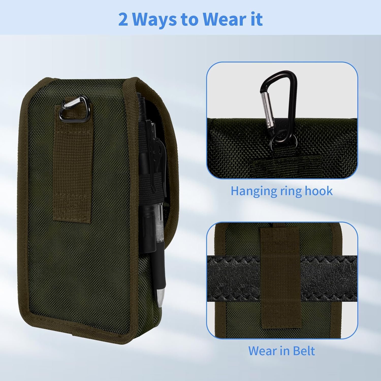 Private Label Belt Tool Pouch Multitool Organizer Electrician Holster Custom Logo Nylon Tactical Pocket Attachment Utility Sheath Bag Tradesman Pro Maintenance Tool Sleeve Manufacturer for EDC Gears Cellphone