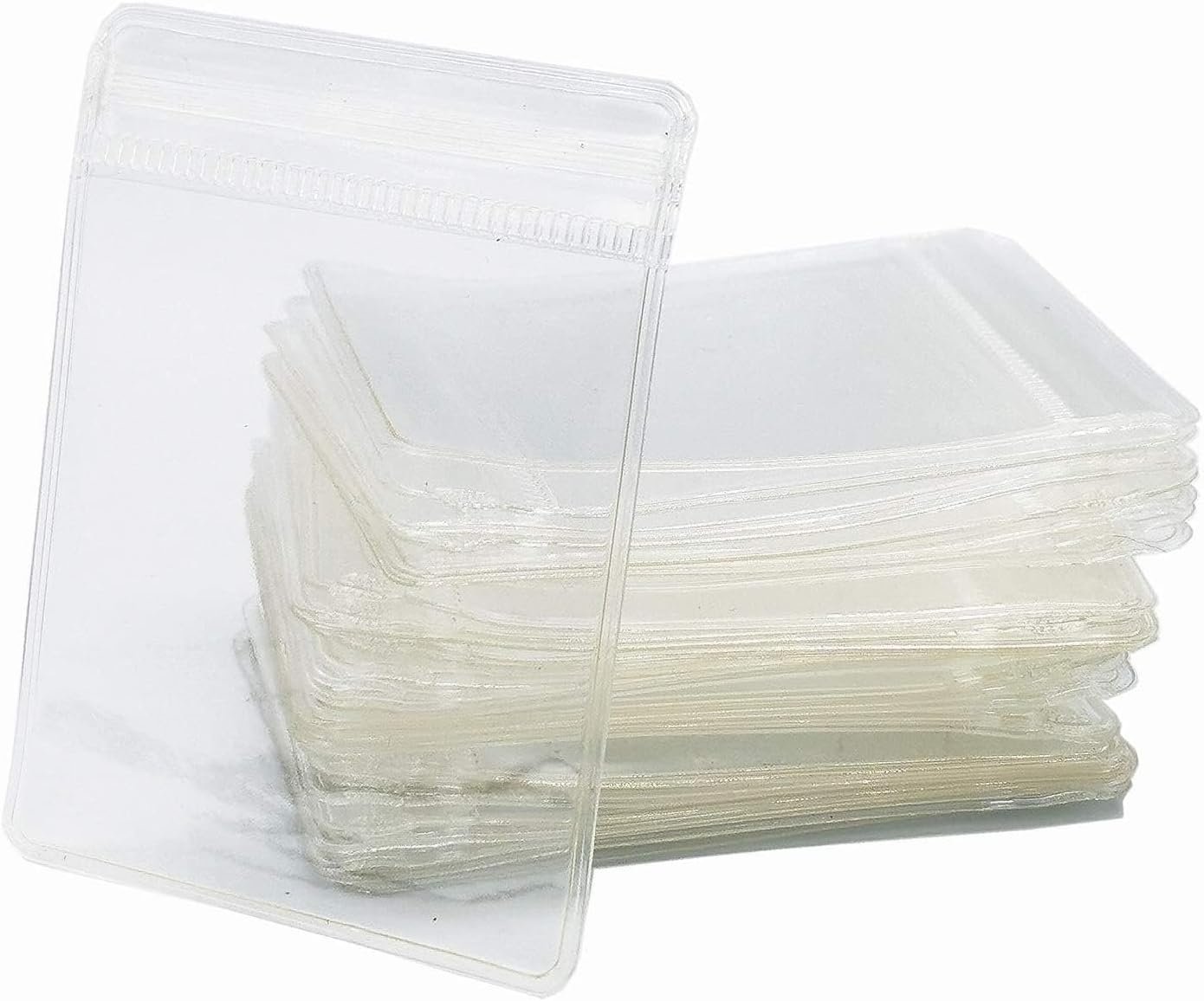 Private Label 100pcs Small Size Clear PVC Transparent Zip Lock Dust Proof Airtight Jewelry Storage Bags Manufacturer Self Seal Pouches for Rings Earrings Bracelets Custom Logo