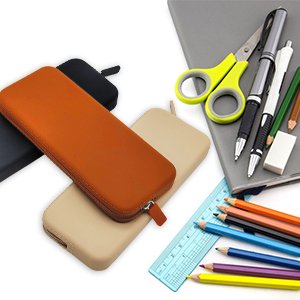 Private Label Silicone Pencil Case, Custom Logo Waterproof Silicone Cosmetic Bag, Factory Multifunctional Pencil Case Aesthetic Zipper Storage Bag (Black)