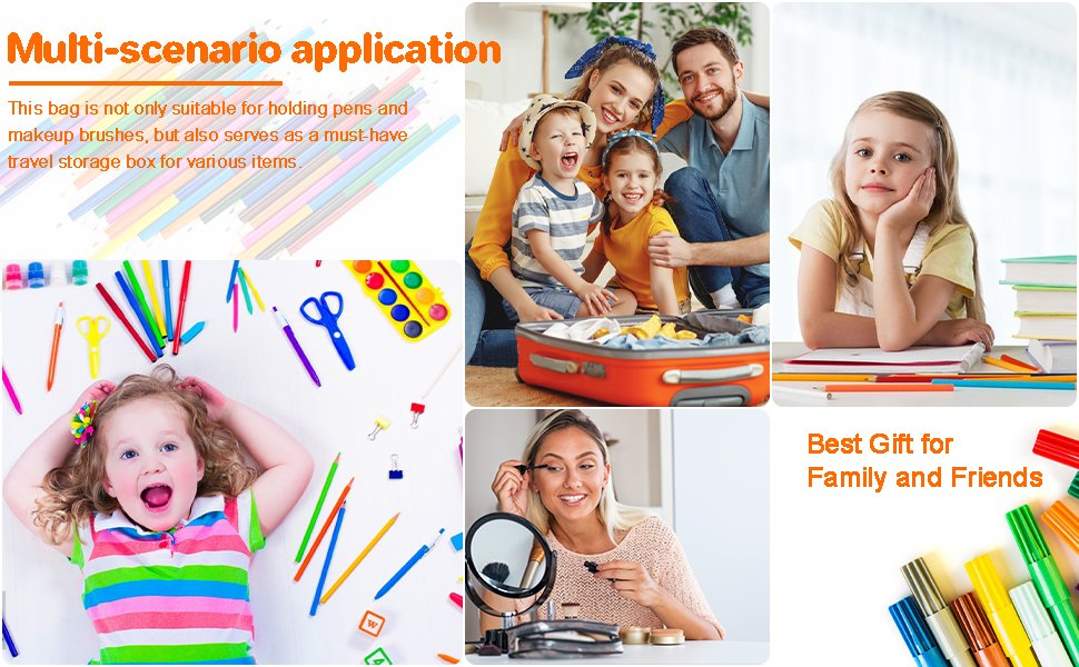 Private Label Silicone Pencil Case, Custom Logo Waterproof Silicone Cosmetic Bag, Factory Multifunctional Pencil Case Aesthetic Zipper Storage Bag (Black)