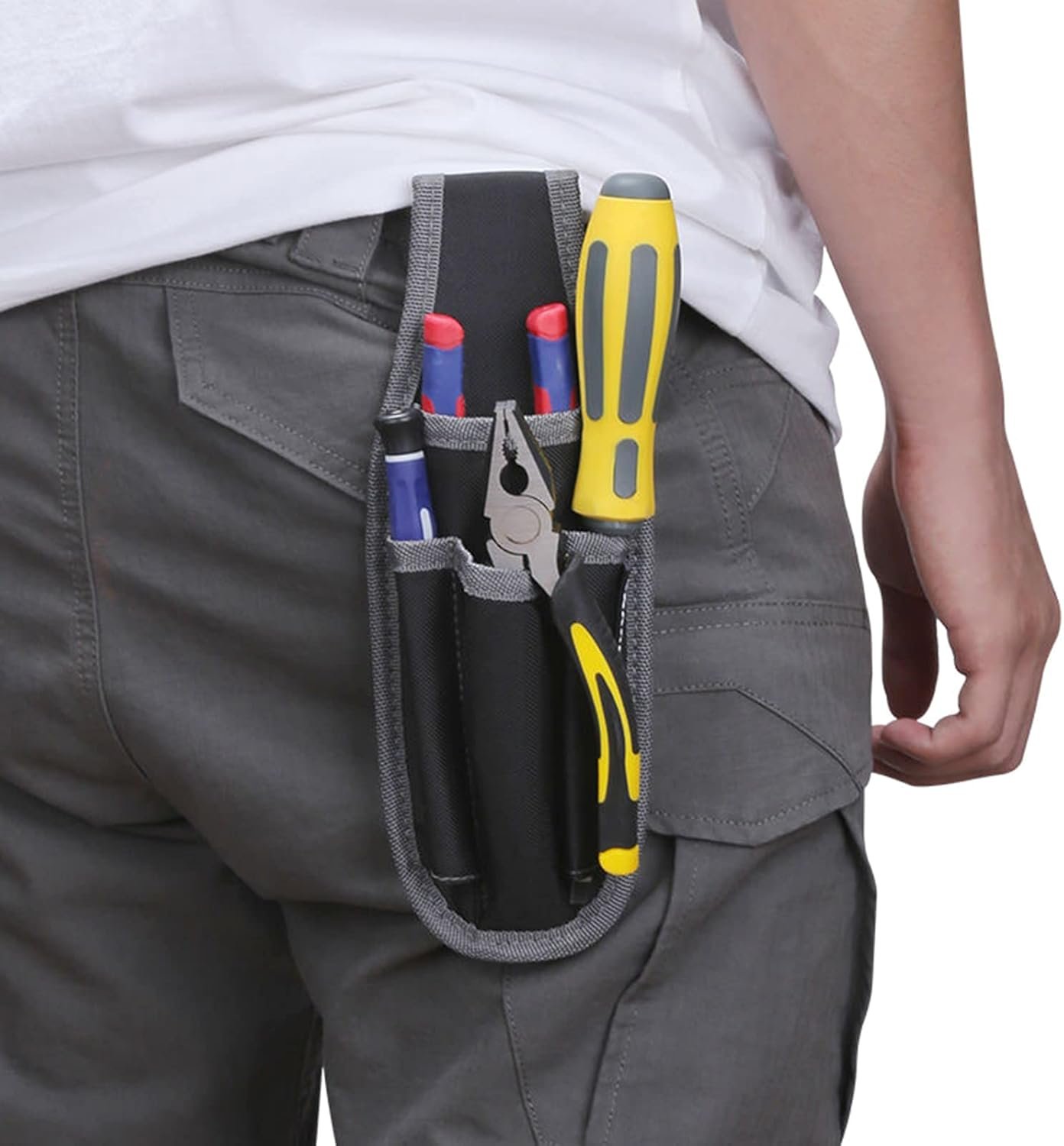 Private Label Mini Tool Pouch Electrician's Wear-Resistant Multipurpose Organizer Holder for Pliers Screwdrivers Custom Logo Manufacturer