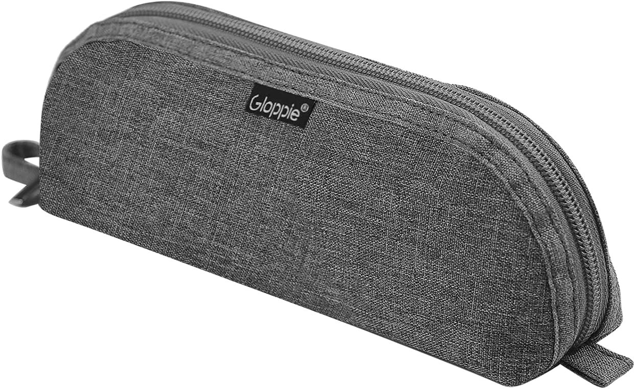 Factory Practical Pencil Pouch - Custom Logo Small Pencil Case Aesthetic Simple Pen Bag Grey Pen Holder Private Label Back to School Supplies for Girls Boys