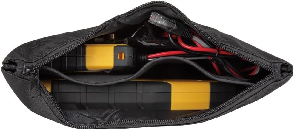 Custom Logo VDV770-500 Nylon Zipper Pouch Divided Private Label Black Tool Bag for Tone and Probe Kit VDV500-820 Manufacturer