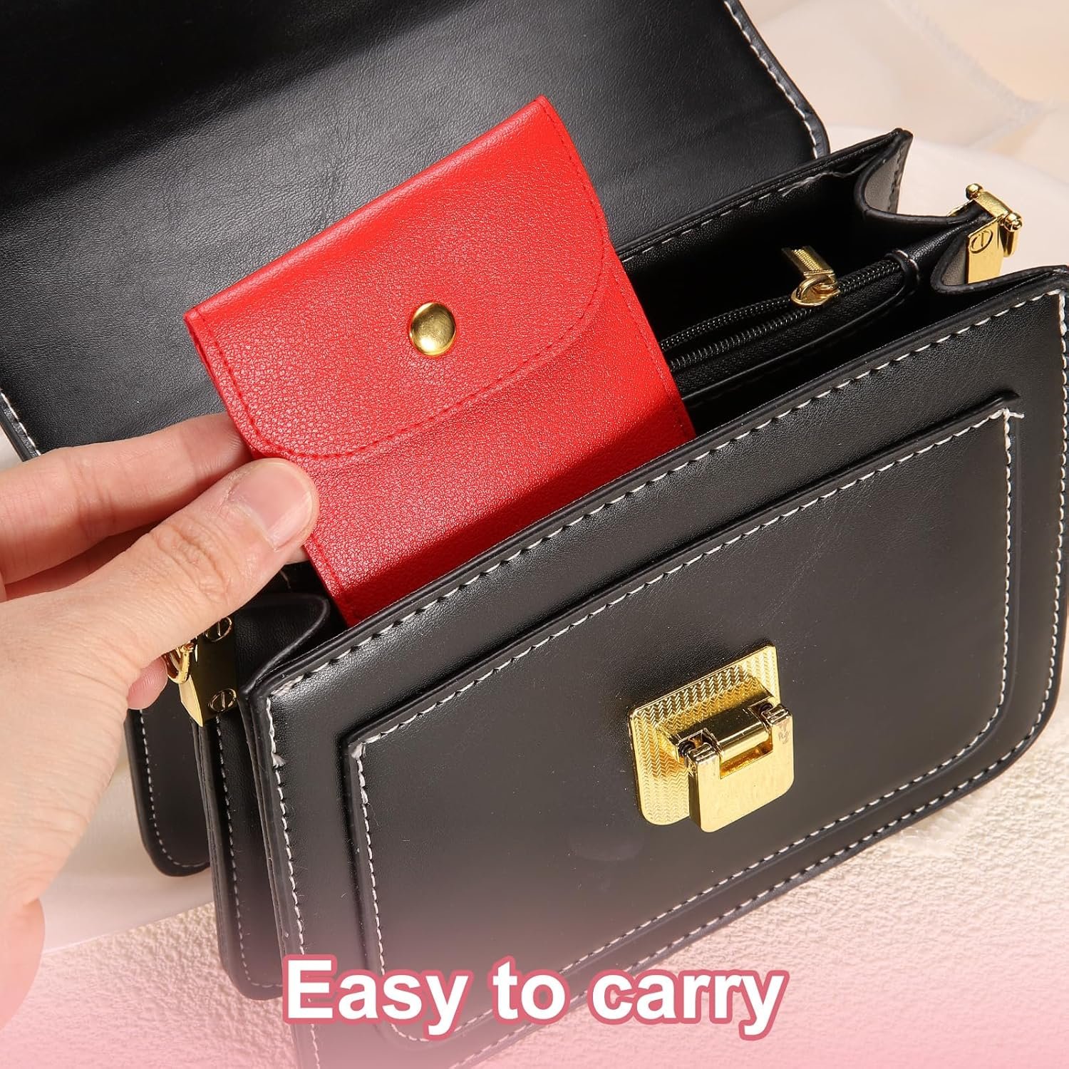 Custom Logo 6 Pcs 8 Inch PU Leather Mini Jewelry Pouches Private Label Soft Storage Bags for Rings Necklace Bracelet Travel Blue from Manufacturer