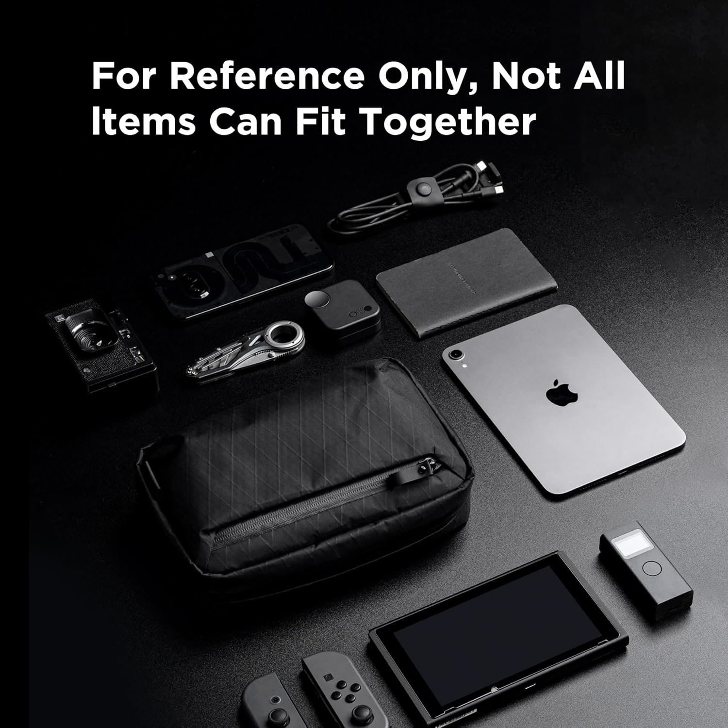 Custom Logo Tech Case - Private Label Travel Organizer Pouch for Electronics Cables EDC with Weatherproof Fabrics and Zippers from Manufacturer Custom Logo Tech Case - Private Label Travel Organizer Pouch for Electronics Cables EDC with Weatherproof Fabrics and Zippers from Manufacturer