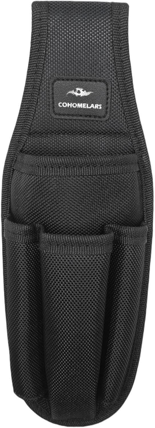 Custom Logo Small Tool Pouches with Belt Clip Private Label Electrician Tool Organizer Holster with 4 Pockets Manufacturer