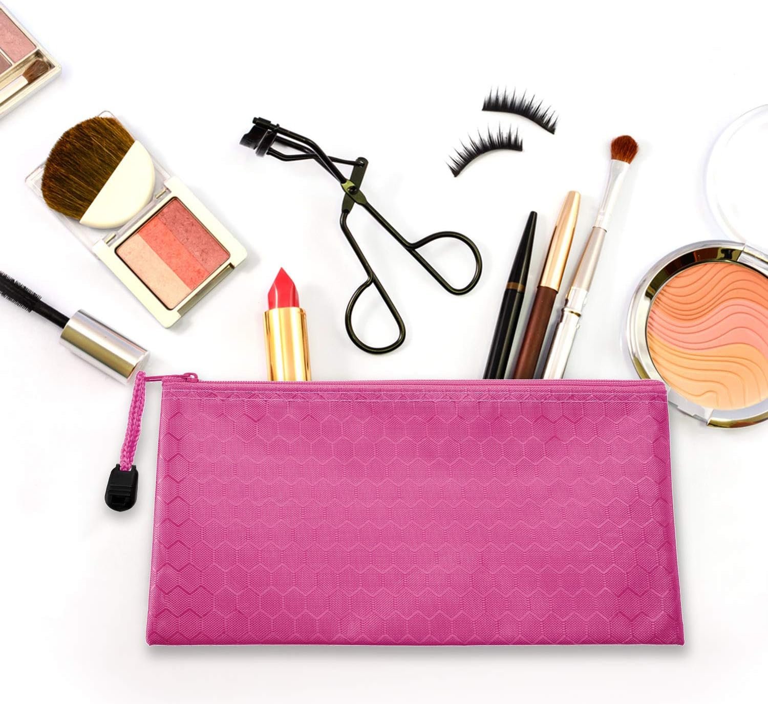 Private Label 12 Pieces Waterproof Zipper Pencil Pouches and Pencil Bags with Custom Logo for Cosmetic Makeup Office Supplies Travel Accessories Manufacturer