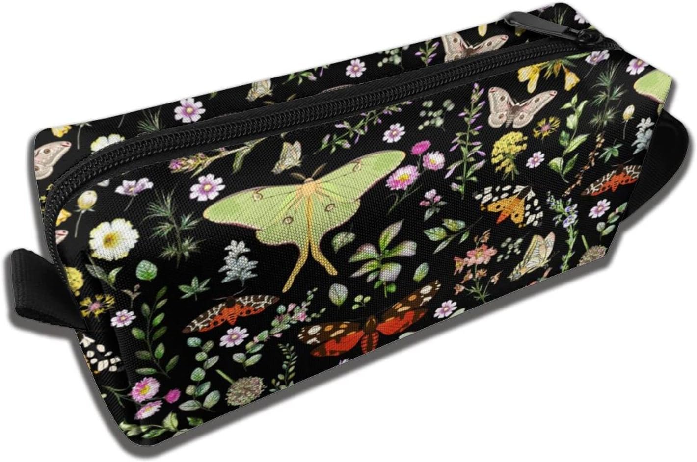 Custom Logo Butterflies Moths Flower Makeup Bag for Women Private Label Portable Cosmetic Zipper Pouch Travel Toiletry Organizer Manufacturer Custom Logo Butterflies Moths Flower Makeup Bag for Women Private Label Portable Cosmetic Zipper Pouch Travel Toiletry Organizer Manufacturer