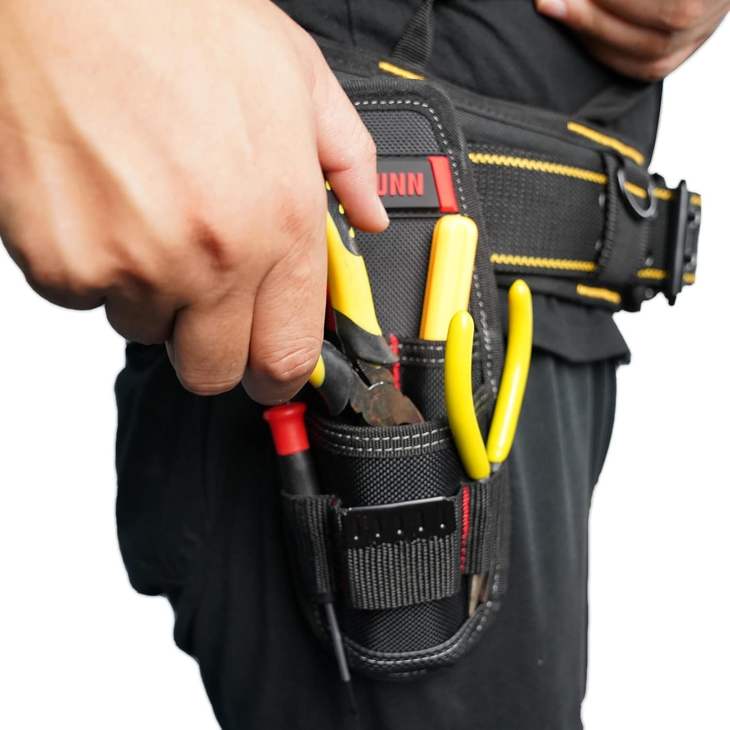 Custom Logo Small Electrician's Tool Pouch Private Label Construction Tool Holder for Tool Belt Manufacturer