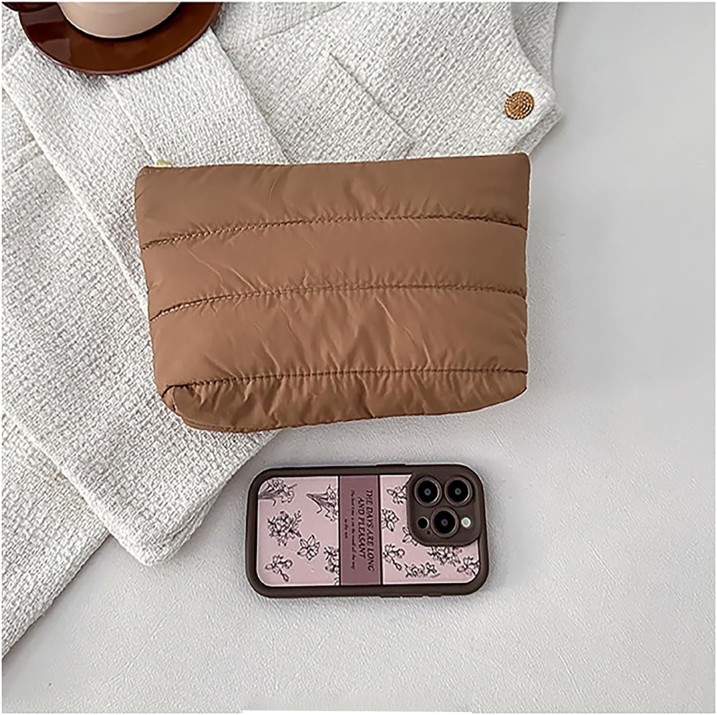 Private Label Puffy Small Makeup Bag for Women Cosmetic Pouch for Purse with Custom Logo Toiletry Organizer Manufacturer Private Label Puffy Small Makeup Bag for Women Cosmetic Pouch for Purse with Custom Logo Toiletry Organizer Manufacturer