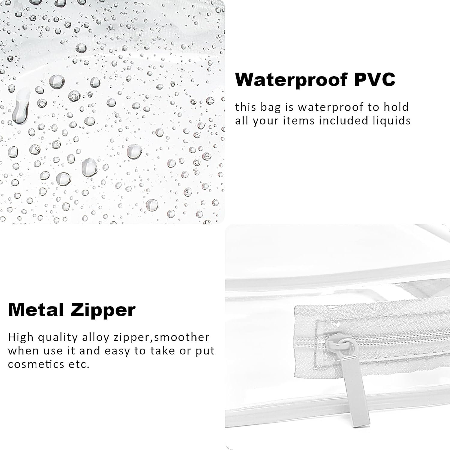 Private Label 4 Pack Clear TSA Approved Makeup Toiletry Bags Custom Logo Travel Cosmetic Car Organizers Factory Carry On Airport Airline Compliant