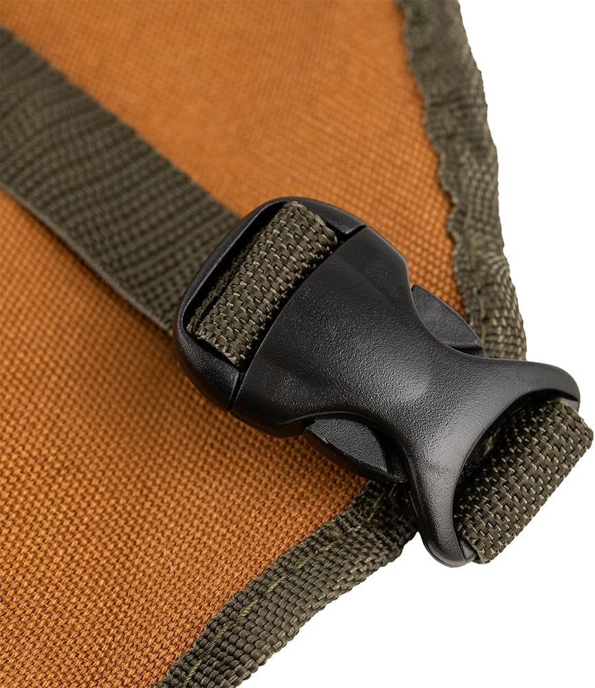 Manufacturer Mens Adjustable Work Tool Bag Custom Logo Brown 16 Pockets Private Label