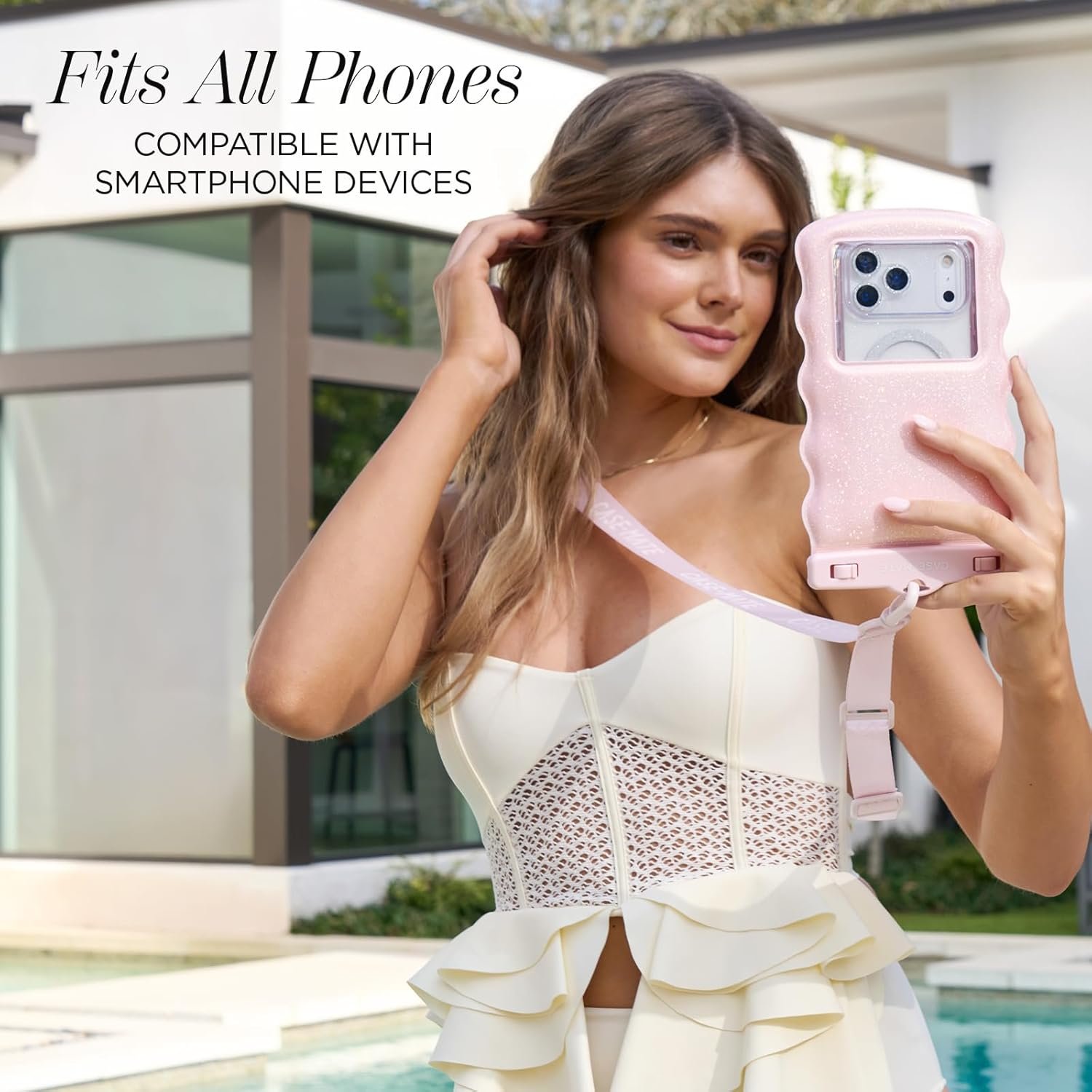 Private Label Wavy IP68 Waterproof Phone Pouch - Custom Logo Large Floating Phone Case with Crossbody Lanyard - Cruise Ship Travel Essentials Compatible with All Devices Hidden Pocket for Card Cash Manufacturer Ballet Pink Twinkle Private Label Wavy IP68 Waterproof Phone Pouch - Custom Logo Large Floating Phone Case with Crossbody Lanyard - Cruise Ship Travel Essentials Compatible with All Devices Hidden Pocket for Card Cash Manufacturer Ballet Pink Twinkle