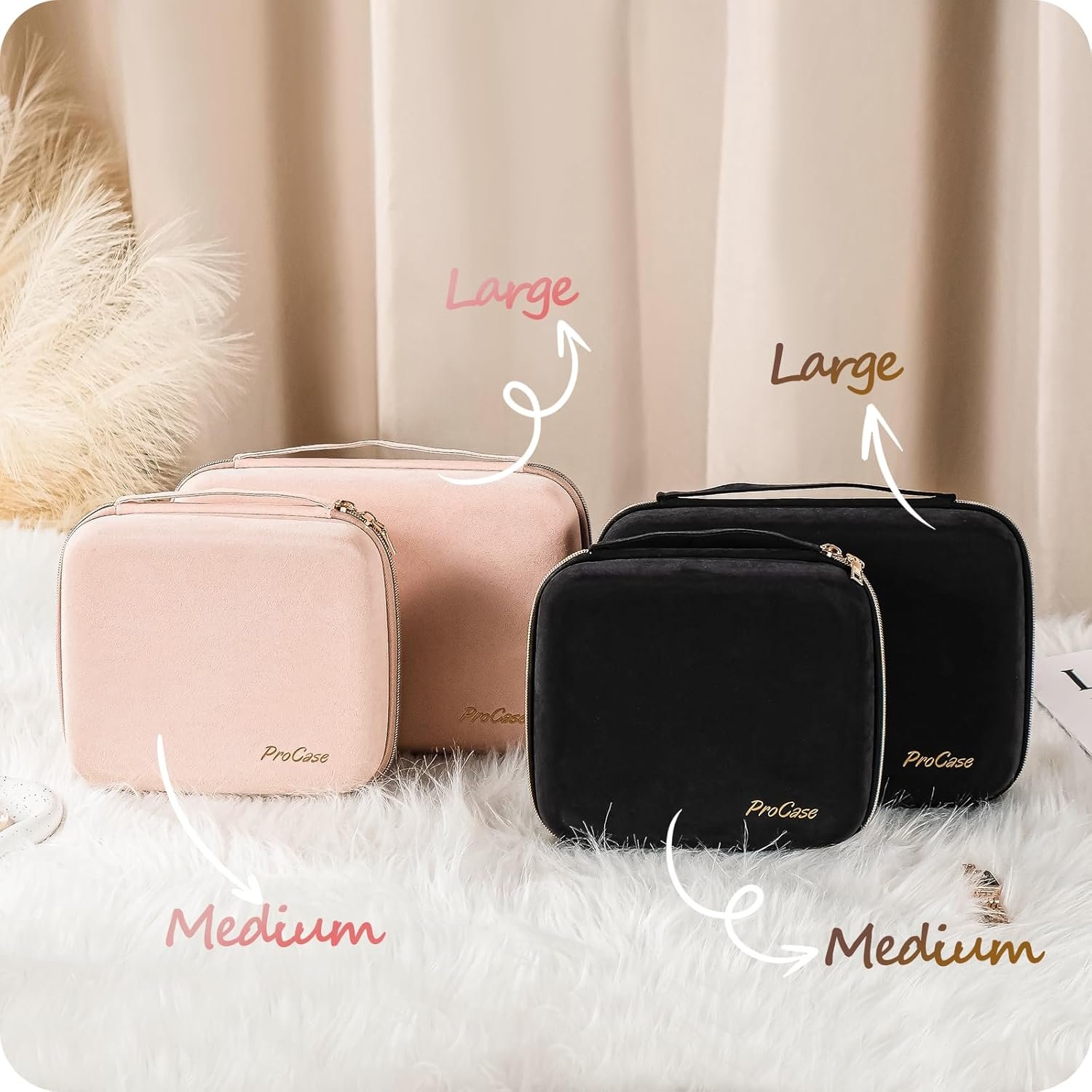 Private Label Large Travel Jewelry Organizer Case Ring Binder with Custom Logo Clear Pockets for Presentation Home Storage Supplier Zippered Pouch Bag for Earrings Necklaces Bracelets Pink