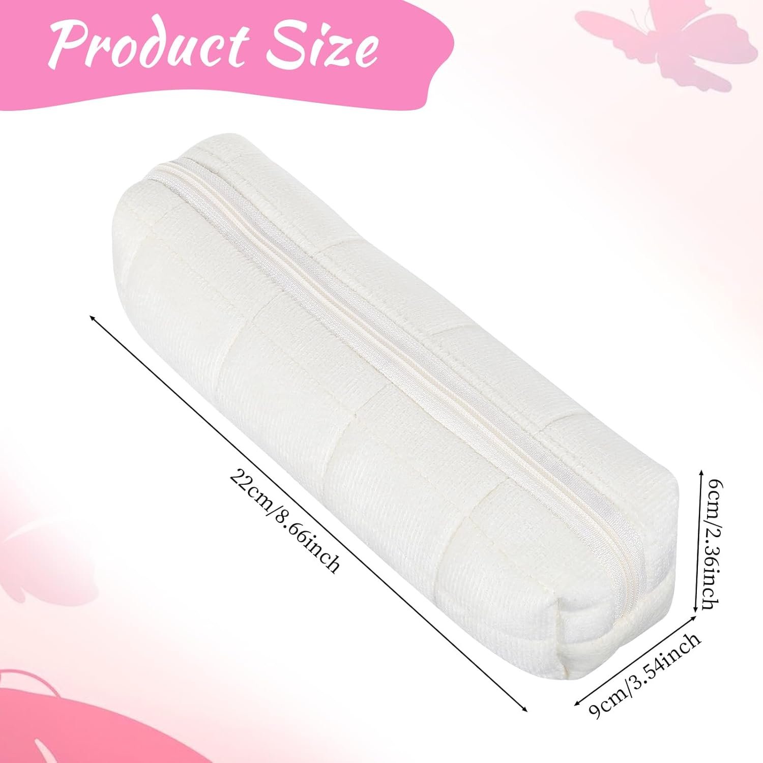 Manufacturer Small Plush Pencil Pouch Custom Logo Checkered Fuzzy Travel Makeup Cosmetic Bag Private Label for Women Men Adults