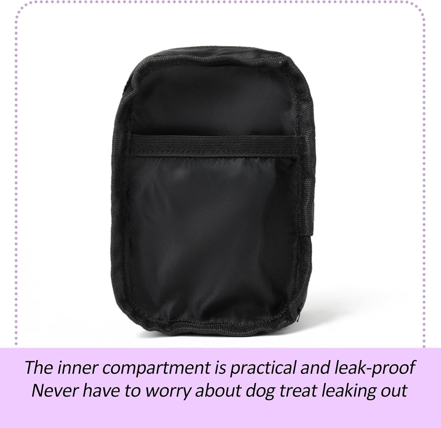 Custom Logo Small Treat Pouch with Dog Bag Dispenser Private Label Portable Walking Bags Purple Supplier