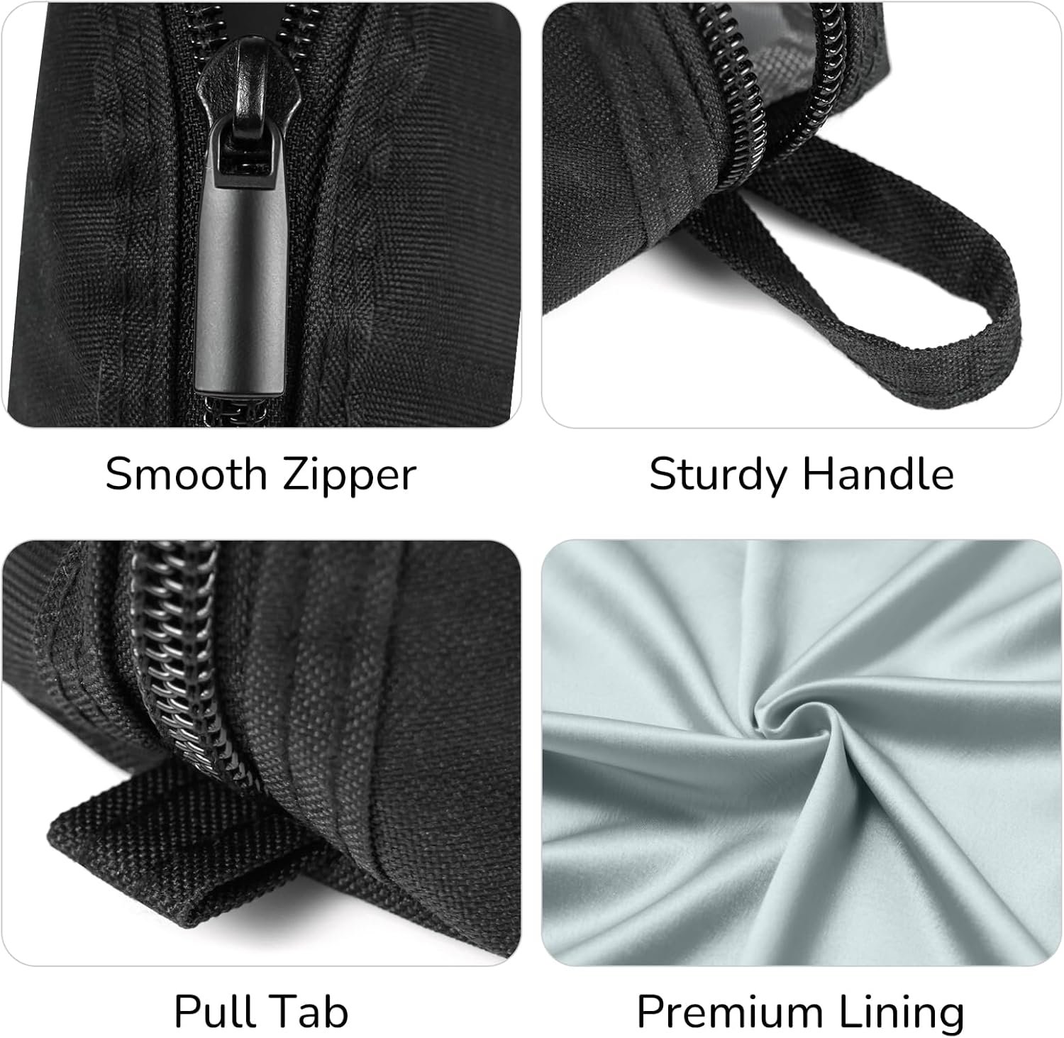 Custom Logo Small Practical Pencil Pouch Private Label Aesthetic Simple Pen Holder Case Manufacturer Back to School Supplies for Girls Boys Black