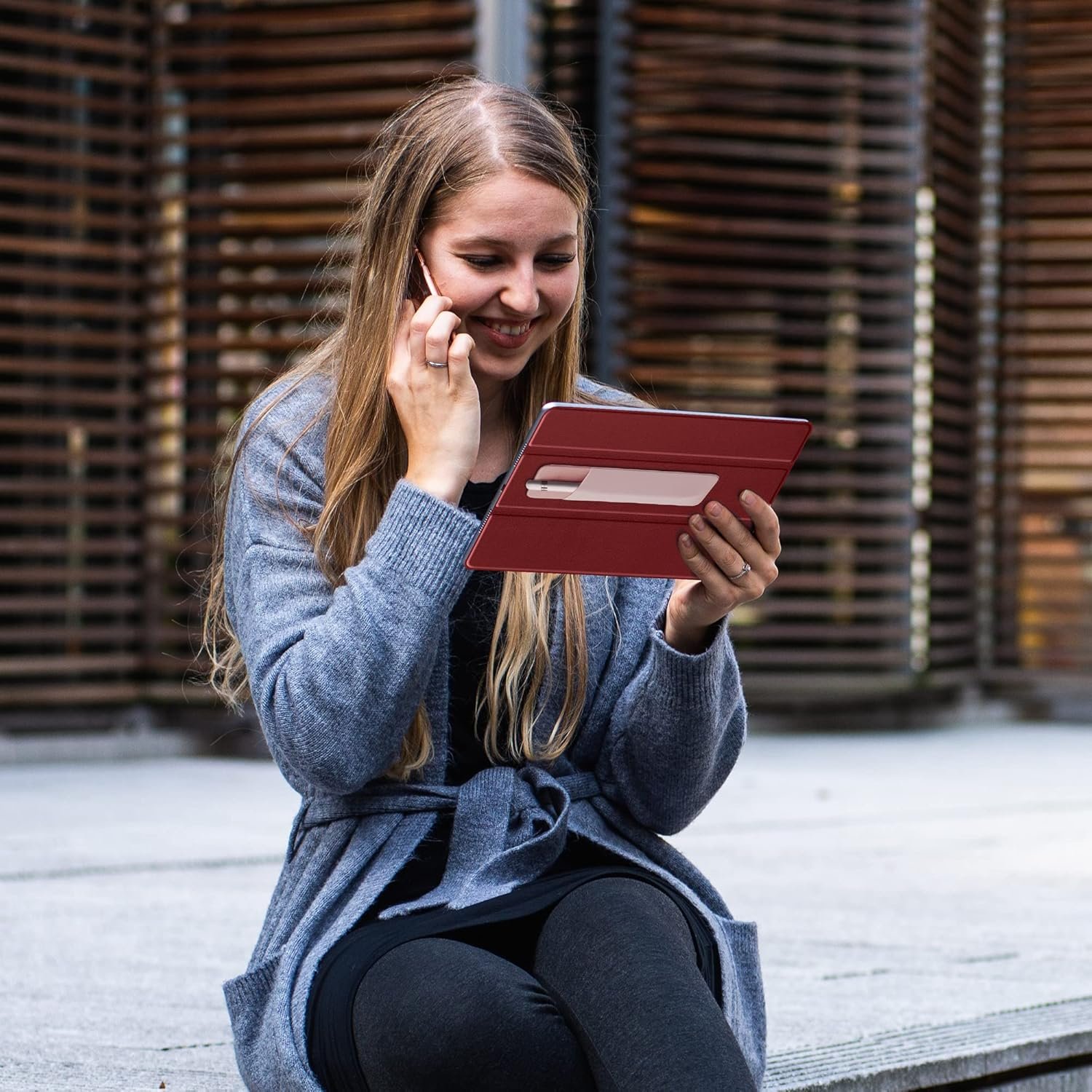 Private Label Stick-On Pen Holder for Notebooks Adhesive Pencil Pouch with Custom Logo Reusable Pen Pocket Organizer for Journals Planners Easy to Remove Pink by Manufacturer