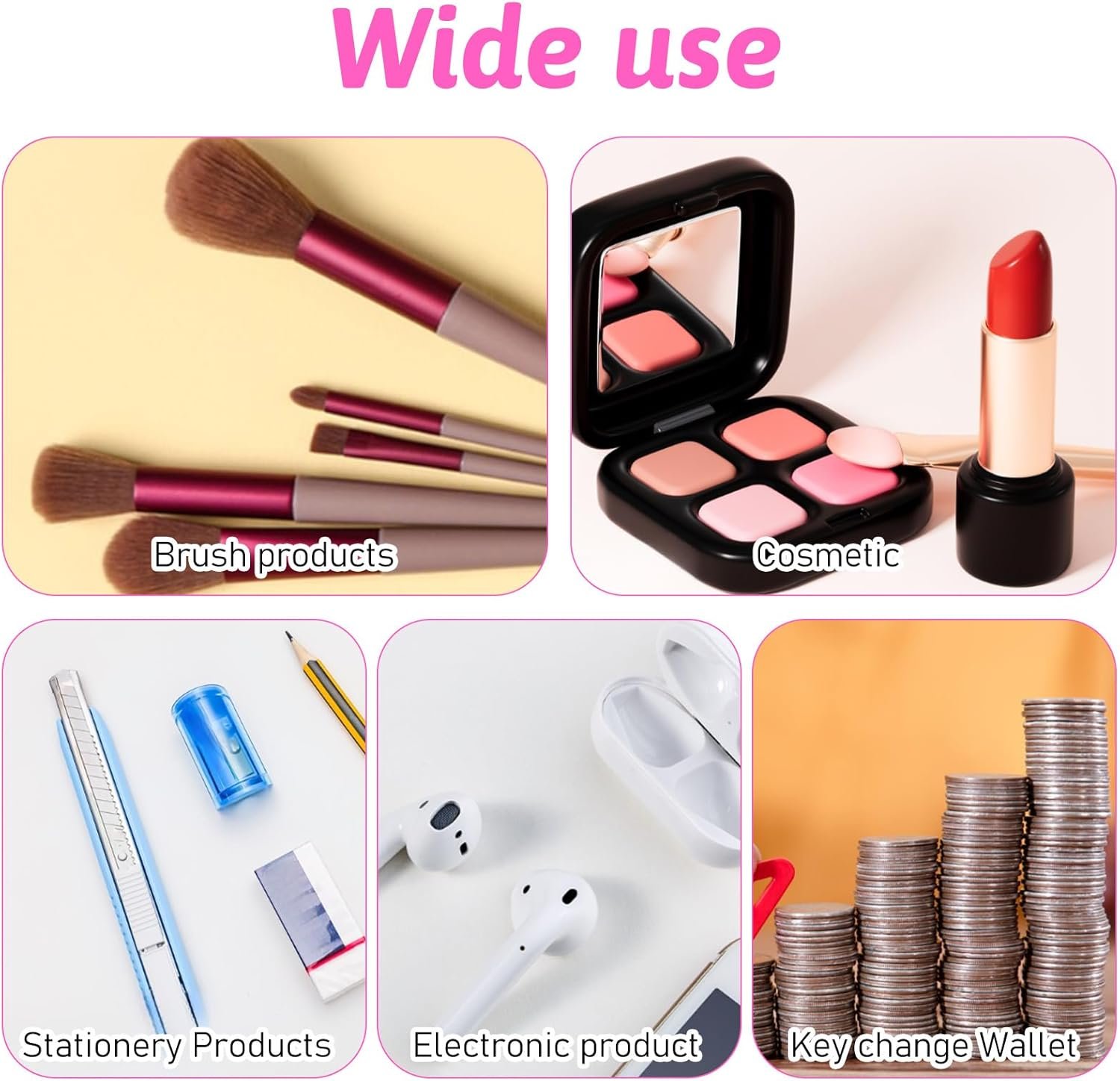 Private Label 4PCS Clear Waterproof Pencil Cases with Zipper Custom Logo Portable Travel Cosmetic Makeup Pen Pouch Multi-Function Stationery Toiletries Storage Organizer Manufacturer for Home Office Vacation Accessories