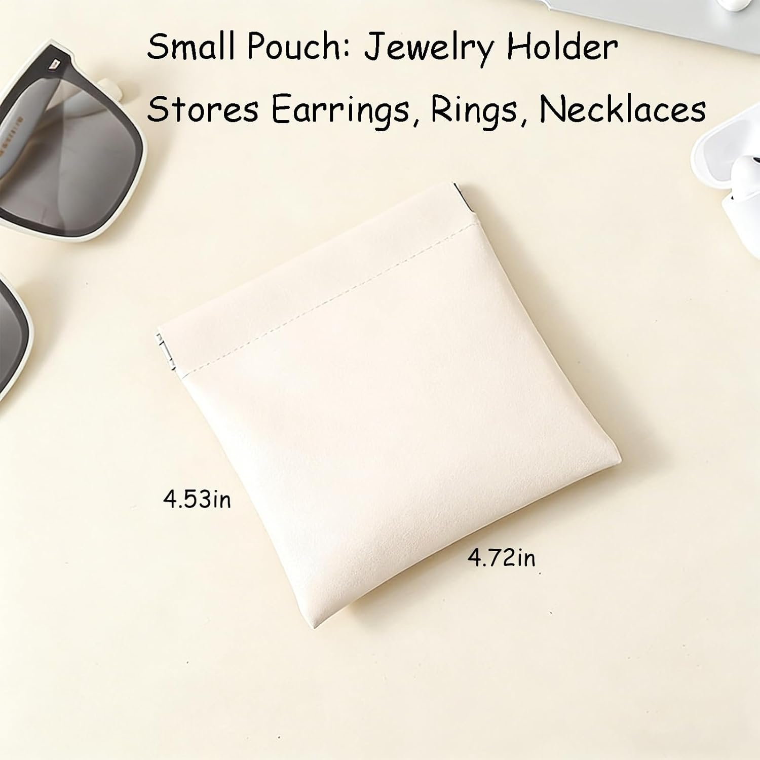 Custom Logo 3 Pcs PU Leather Storage Pouches Set - Private Label Small Jewelry Organizer Bags for Makeup Earrings Sunglasses Travel Gifts for Women Manufacturer
