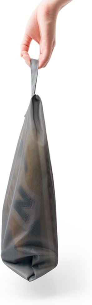 Custom Logo Packable Shoe Bag for Travel, Private Label Water-Resistant Shoe Pouch for Gym, Odor-Resistant Soccer Cleats Bag for Sport from Manufacturer (Grey, 1-Pack)