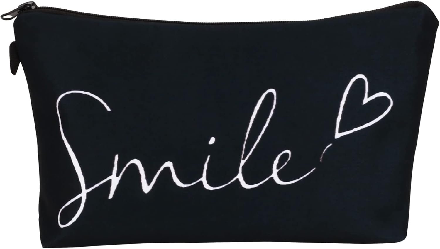 Custom Logo Cute Small Travel Makeup Bag Private Label Cosmetic Pouch Supplier Gift for Women Smile