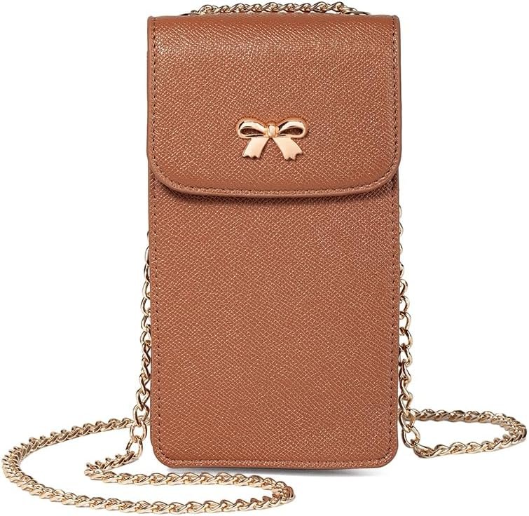 Custom Logo Small Crossbody Cell Phone Purse, Private Label RFID Phone Bag for Women with Credit Card Slot Supplier