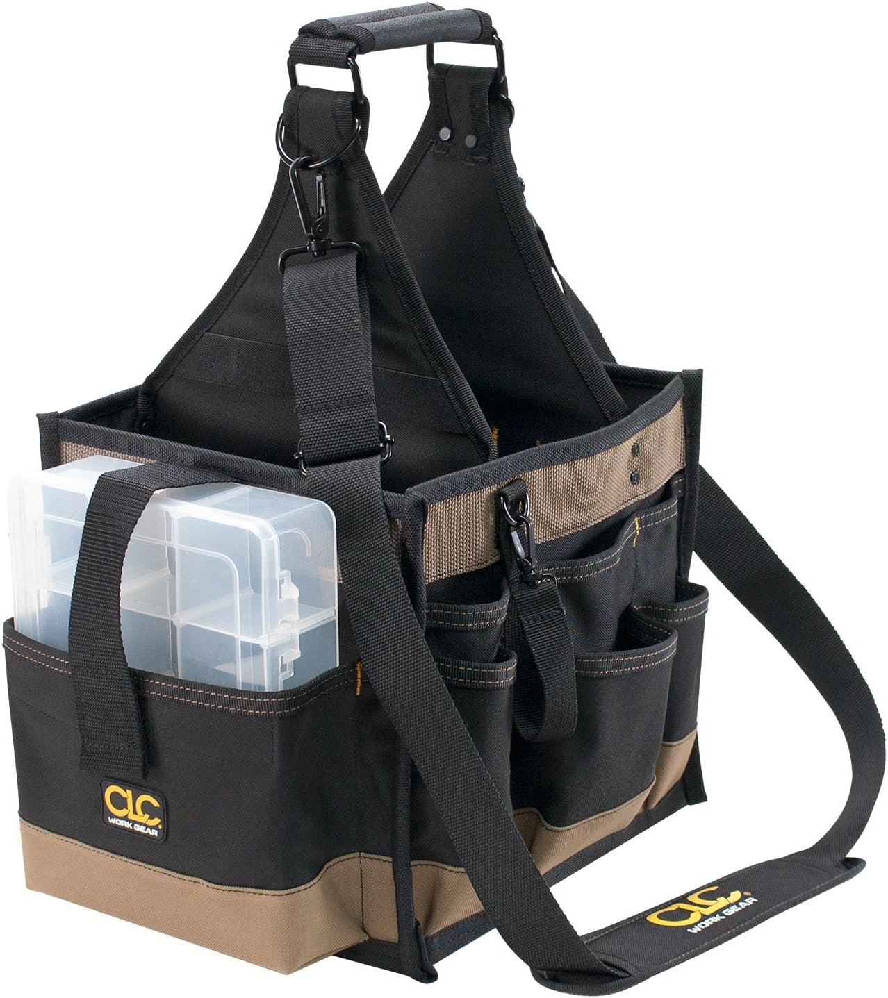 Private Label 1528 Large Electrical and Maintenance Tool Carrier with Custom Logo by Manufacturer, Black
