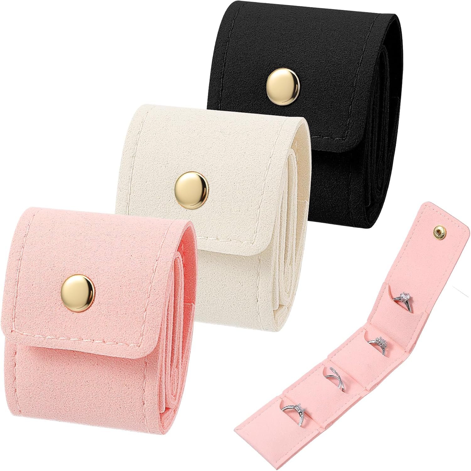 What are the benefits of using jacquard woven fabrics for luxury brand organizers?