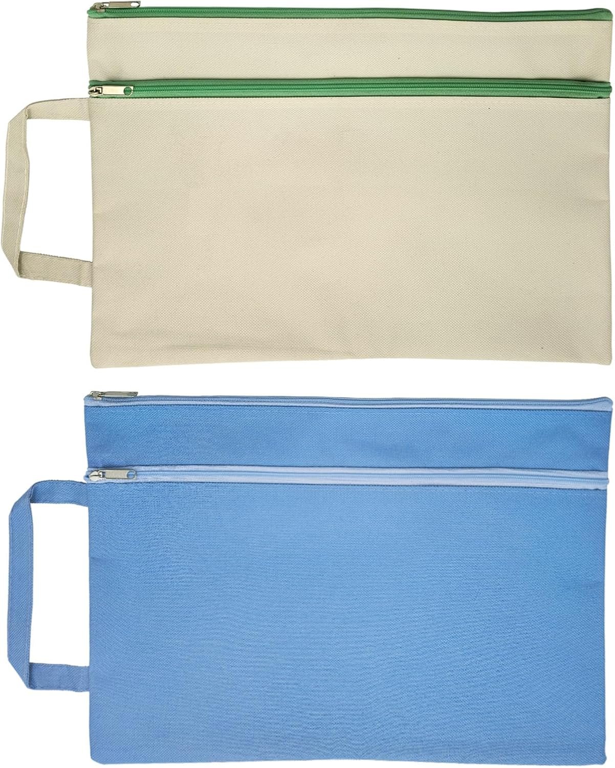 Private Label A4 Mesh Zipper Pouch Waterproof File Bag with Handle Foldable Document Organizer Supplier for School Office Travel Durable Folder with Custom Logo for Puzzle Project Cross Stitch (2)