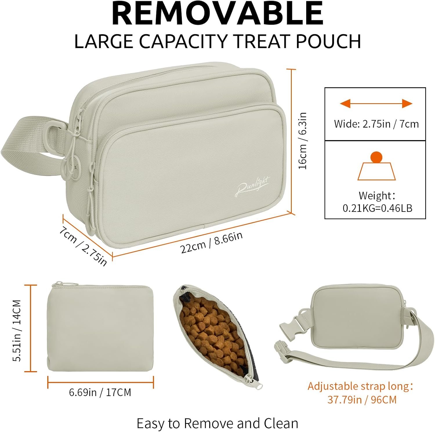 Custom Logo Dog Training Treat Pouch Fanny Pack Waist Belt - Private Label Crossbody Bag with Poop Bags Manufacturer (Khaki) Custom Logo Dog Training Treat Pouch Fanny Pack Waist Belt - Private Label Crossbody Bag with Poop Bags Manufacturer (Khaki)