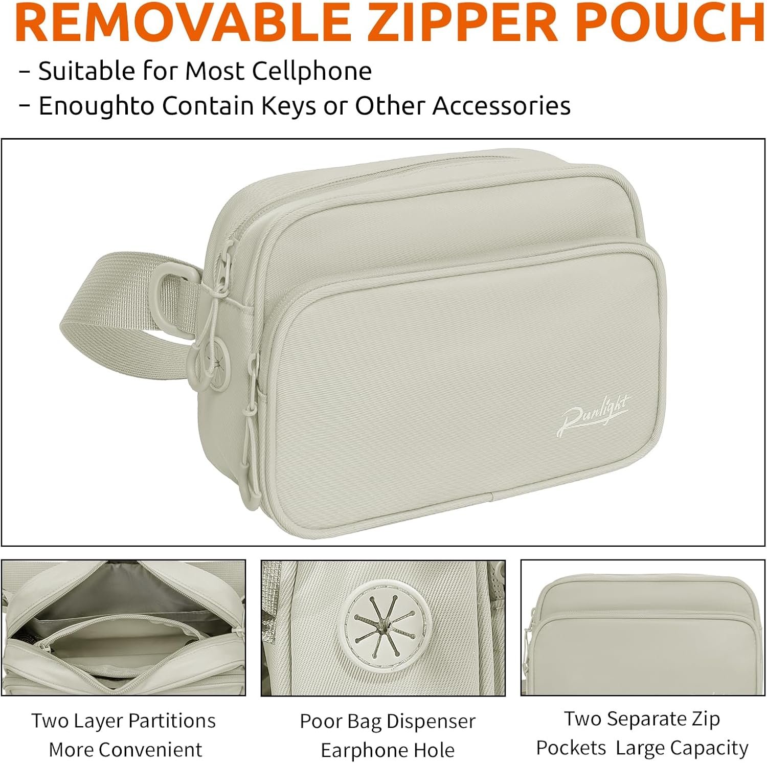 Custom Logo Dog Training Treat Pouch Fanny Pack Waist Belt - Private Label Crossbody Bag with Poop Bags Manufacturer (Khaki) Custom Logo Dog Training Treat Pouch Fanny Pack Waist Belt - Private Label Crossbody Bag with Poop Bags Manufacturer (Khaki)