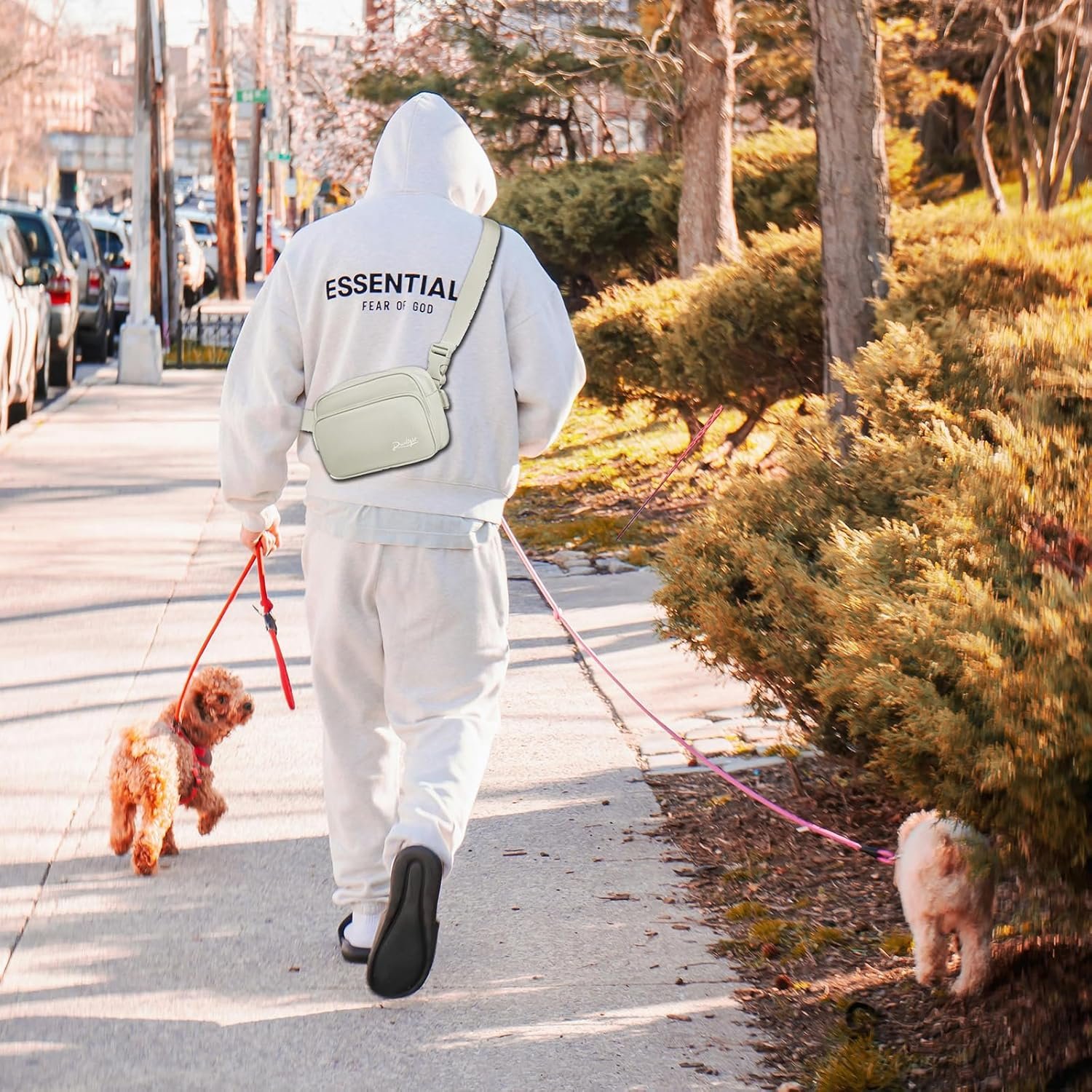 Custom Logo Dog Training Treat Pouch Fanny Pack Waist Belt - Private Label Crossbody Bag with Poop Bags Manufacturer (Khaki) Custom Logo Dog Training Treat Pouch Fanny Pack Waist Belt - Private Label Crossbody Bag with Poop Bags Manufacturer (Khaki)