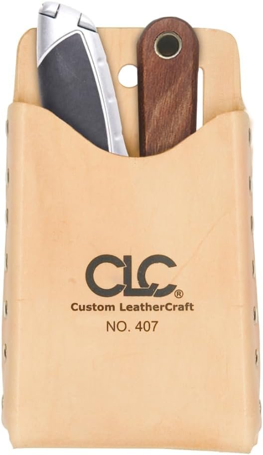 CLC Custom Leathercraft 407 All Purpose Pouch, 4-1/2-In x 7-1/2-In